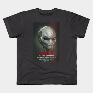 Roswell Alien High School Picture Kids T-Shirt